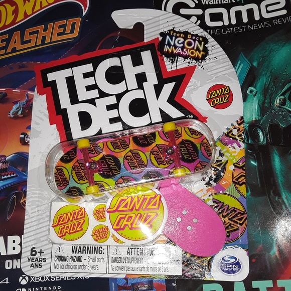 Tech Deck Neon Invasion Santa Cruz ULTRA RARE - Picture 1 of 2